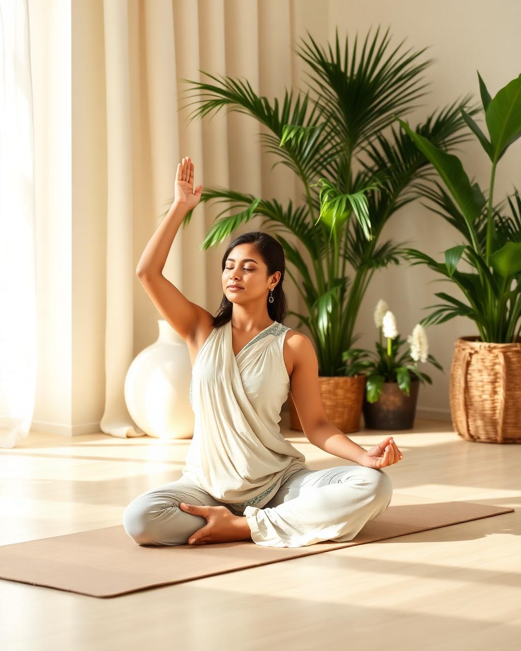 Yoga and Ayurveda therapy space at Arush Ayurvedic Panchakarma Centre